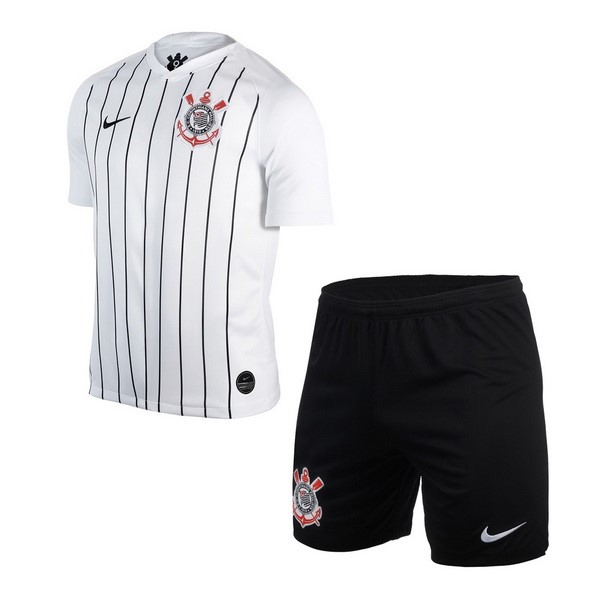 Camiseta Corinthians Paulista 1ª Niño 2019 2020 Blanco